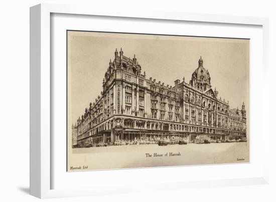 The House of Harrods, London-null-Framed Giclee Print