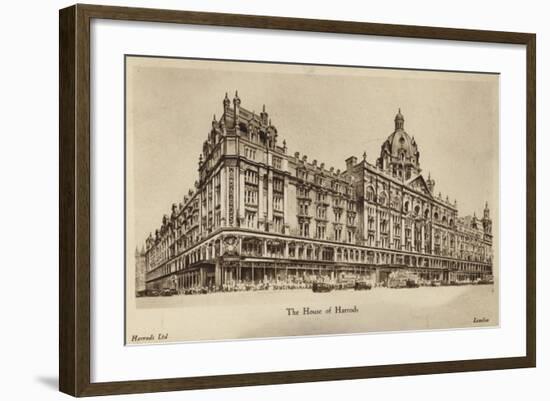 The House of Harrods, London-null-Framed Giclee Print