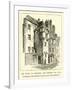 The House of Jamesone, the Scottish Van Dyck, Formerly the Bishop's Palace, But Now Removed-null-Framed Giclee Print