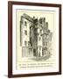 The House of Jamesone, the Scottish Van Dyck, Formerly the Bishop's Palace, But Now Removed-null-Framed Giclee Print
