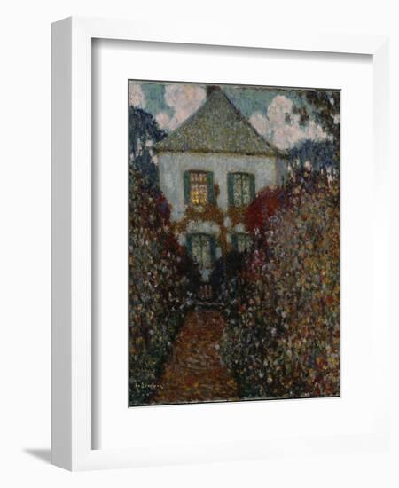 The House of Jean-Jacques Rousseau, Chambray-Henri Eugene Augustin Le Sidaner-Framed Giclee Print