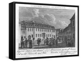 The House of Johan Wolfgang Von Goethe in Weimar, 1827-28-Otto Wagner-Framed Stretched Canvas