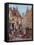 The House of John Knox, Edinburgh, 19th Century-Edwin Jewitt-Framed Stretched Canvas