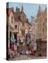 The House of John Knox, Edinburgh, 19th Century-Edwin Jewitt-Stretched Canvas