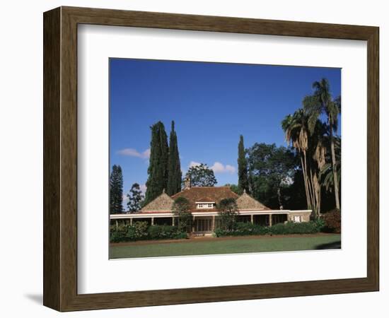 The House of Karen Blixen (Isak Dinesen), Suburbs, Nairobi, Kenya, East Africa, Africa-Storm Stanley-Framed Photographic Print