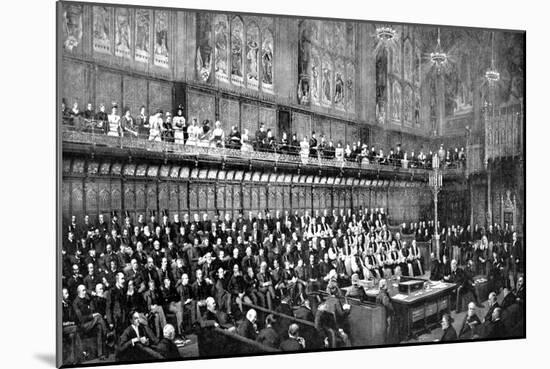 The House of Lords During the Home Rule Debate, 1893-null-Mounted Giclee Print