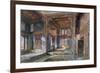 The House of Moufti Sheikh El Mahadi, Cairo, 1873-Frank Dillon-Framed Giclee Print