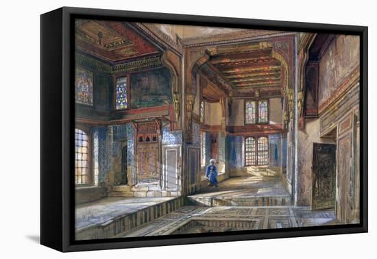 The House of Moufti Sheikh El Mahadi, Cairo, 1873-Frank Dillon-Framed Stretched Canvas