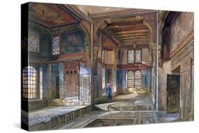 The House of Moufti Sheikh El Mahadi, Cairo, 1873-Frank Dillon-Stretched Canvas