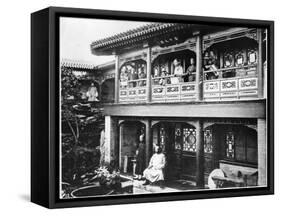 The House of Mr Yang, C.1872-John Thomson-Framed Stretched Canvas