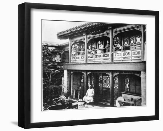 The House of Mr Yang, C.1872-John Thomson-Framed Premium Photographic Print