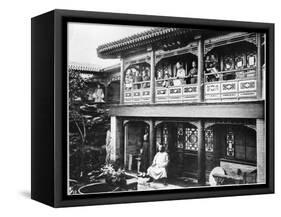 The House of Mr Yang, C.1872-John Thomson-Framed Stretched Canvas