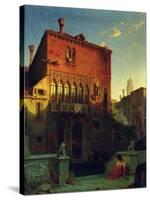 The House of Othello, the Moore in Venice, 1856-Eduard Gerhardt-Stretched Canvas