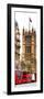 The House of Parliament and Red Bus London - UK - England - United Kingdom - Europe - Door Poster-Philippe Hugonnard-Framed Photographic Print