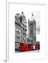 The House of Parliament and Red Bus London - UK - England - United Kingdom - Europe-Philippe Hugonnard-Framed Premium Giclee Print