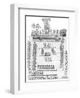 The House of Peers, with Henry VIII on the Throne, 16th Century-null-Framed Giclee Print