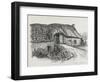 The House of Peter Tournadre in Rochefort-Montagne-null-Framed Giclee Print