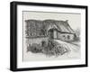 The House of Peter Tournadre in Rochefort-Montagne-null-Framed Giclee Print