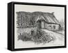 The House of Peter Tournadre in Rochefort-Montagne-null-Framed Stretched Canvas