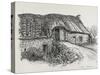 The House of Peter Tournadre in Rochefort-Montagne-null-Stretched Canvas