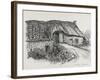 The House of Peter Tournadre in Rochefort-Montagne-null-Framed Giclee Print