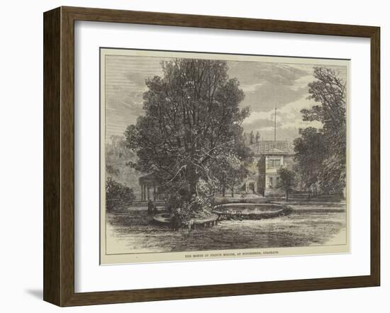 The House of Prince Milosh, at Topchidere, Belgrade-null-Framed Giclee Print