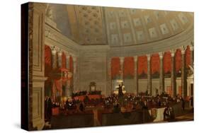 The House of Representatives, 1822-23-Samuel F. B. Morse-Stretched Canvas