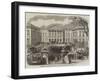 The House of Representatives, Brussels, King Leopold Proceeding to Open the Session of 1863-4-null-Framed Giclee Print