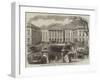 The House of Representatives, Brussels, King Leopold Proceeding to Open the Session of 1863-4-null-Framed Giclee Print