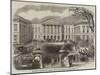 The House of Representatives, Brussels, King Leopold Proceeding to Open the Session of 1863-4-null-Mounted Giclee Print