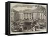 The House of Representatives, Brussels, King Leopold Proceeding to Open the Session of 1863-4-null-Framed Stretched Canvas