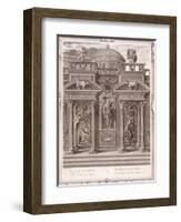 The House of Sleep, 1731 (Engraving)-Bernard Picart-Framed Giclee Print