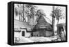 The House of the Chief, Kalaimoku, 1819-Alphonse Pellion-Framed Stretched Canvas