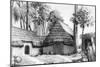 The House of the Chief, Kalaimoku, 1819-Alphonse Pellion-Mounted Giclee Print