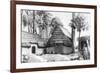 The House of the Chief, Kalaimoku, 1819-Alphonse Pellion-Framed Giclee Print