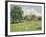 The House of the Deaf Woman and the Belfry at Eragny, 1886-Camille Pissarro-Framed Giclee Print