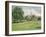 The House of the Deaf Woman and the Belfry at Eragny, 1886-Camille Pissarro-Framed Giclee Print