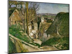 The House of the Hanged Man, 1873-Paul Cézanne-Mounted Giclee Print