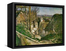 The House of the Hanged Man, 1873-Paul Cézanne-Framed Stretched Canvas