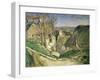 The House of the Hanged Man, Auvers-Sur-Oise, 1873-Paul Cézanne-Framed Giclee Print