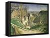 The House of the Hanged Man, Auvers-Sur-Oise, 1873-Paul Cézanne-Framed Stretched Canvas