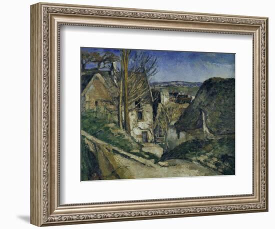 The House of the Hanged Man in Auves, c.1872-Paul Cézanne-Framed Giclee Print