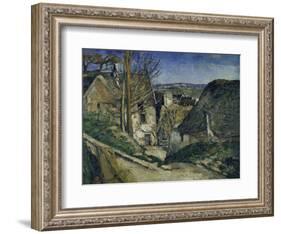 The House of the Hanged Man in Auves, c.1872-Paul Cézanne-Framed Giclee Print