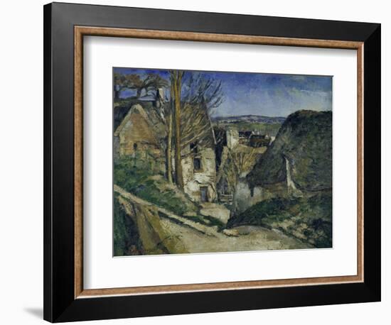 The House of the Hanged Man in Auves, c.1872-Paul Cézanne-Framed Giclee Print