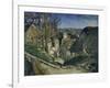 The House of the Hanged Man in Auves, c.1872-Paul Cézanne-Framed Giclee Print