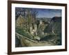 The House of the Hanged Man in Auves, c.1872-Paul Cézanne-Framed Giclee Print