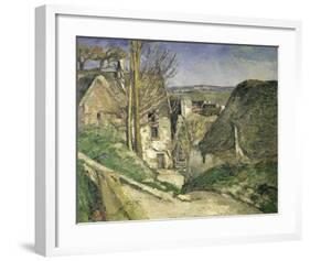 The House of the Hanged Man-Paul Cézanne-Framed Premium Giclee Print