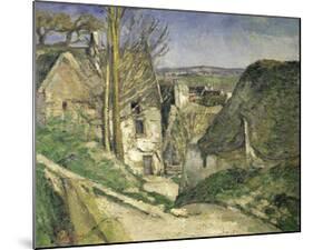 The House of the Hanged Man-Paul Cézanne-Mounted Premium Giclee Print