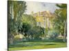 The House of the Jas De Bouffan, C. 1882-1885-Paul Cézanne-Stretched Canvas
