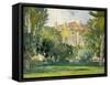 The House of the Jas De Bouffan, C. 1882-1885-Paul Cézanne-Framed Stretched Canvas